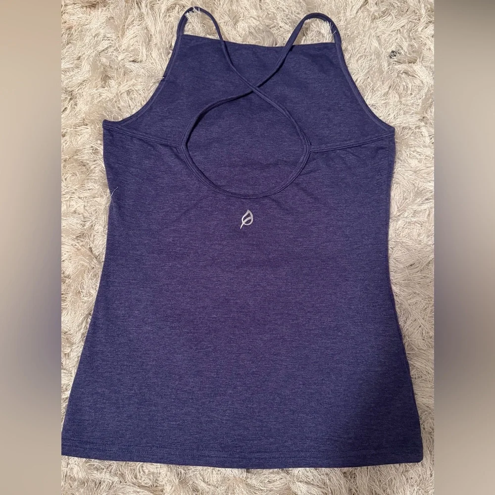 BOGO ๐๏ธ P'tula Bare High Neck Tank Top Blueberry - Picture 1 of 6